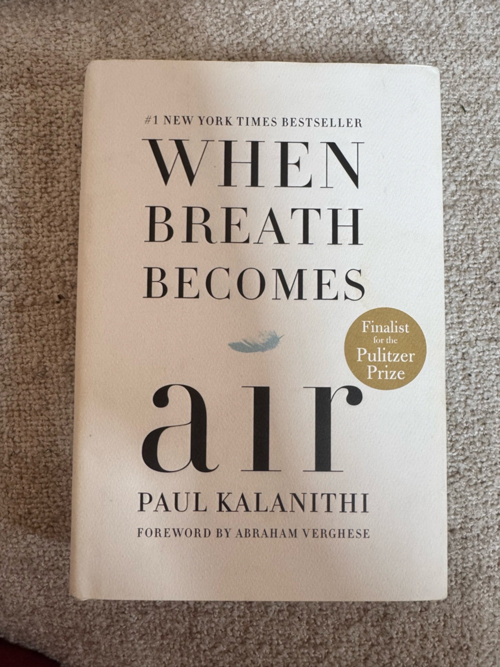 'When Breath Becomes Air' book